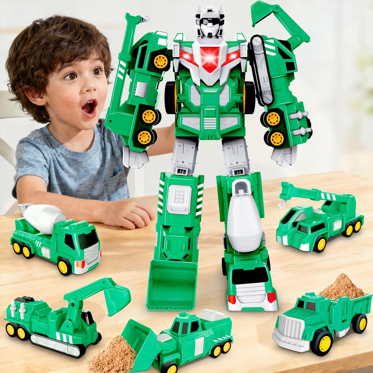 Laradola 5-in-1 construction robot sparks imaginative play and STEM exploration