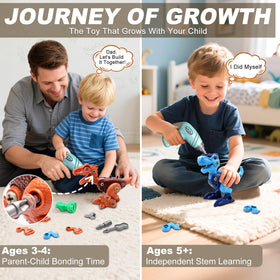 Laradola dinosaur durable-abs plastic withstands repeated play in homes and classrooms.