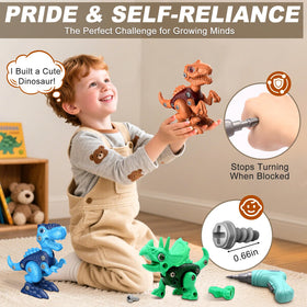 Laradola dinosaur parts color-coded highlights clear categories for independent play.