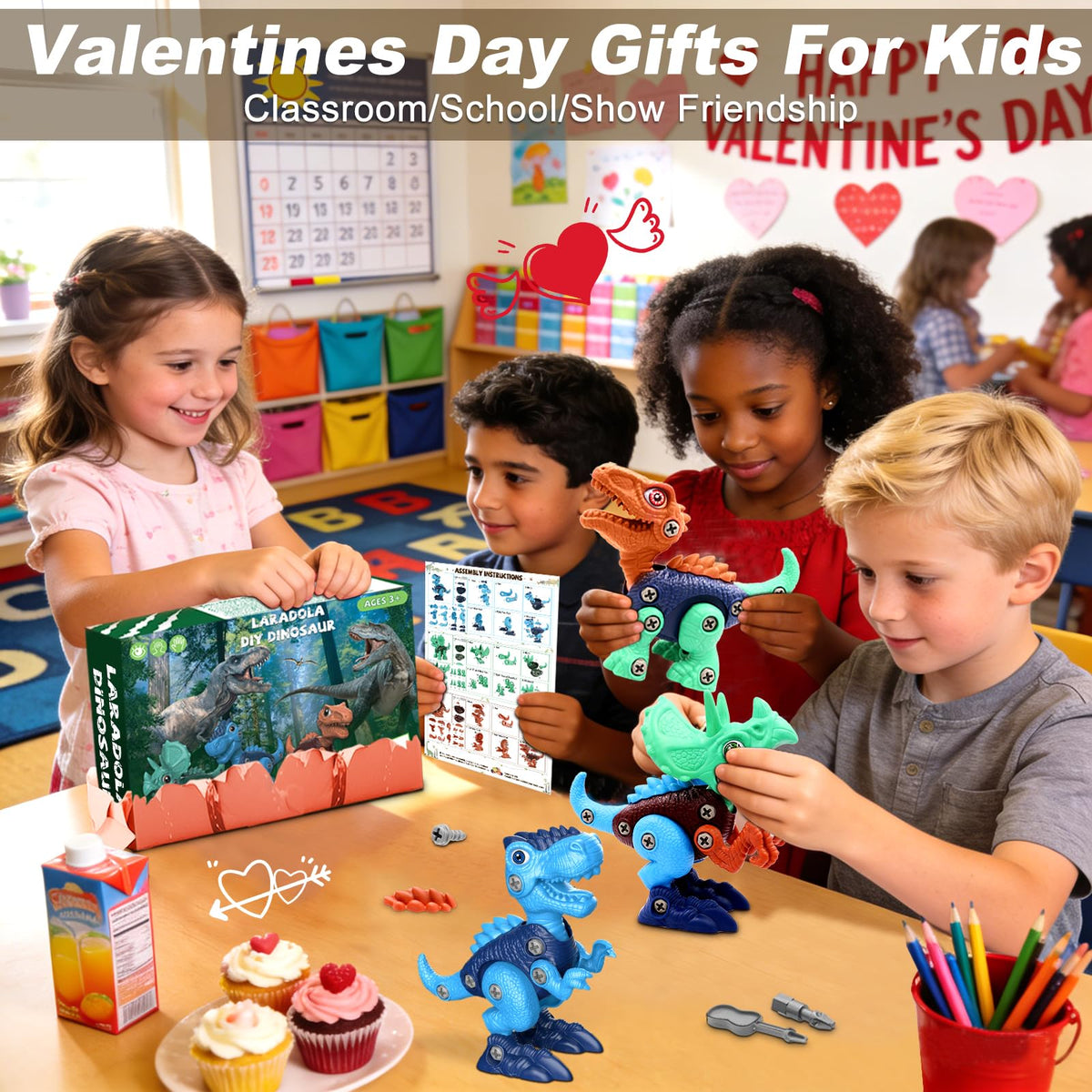 Laradola dinosaur safety-tested design aligns with ASTM CPSIA for confident gifting.