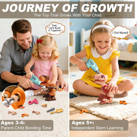 Laradola take-apart kit with clear instructions supports easy learning.