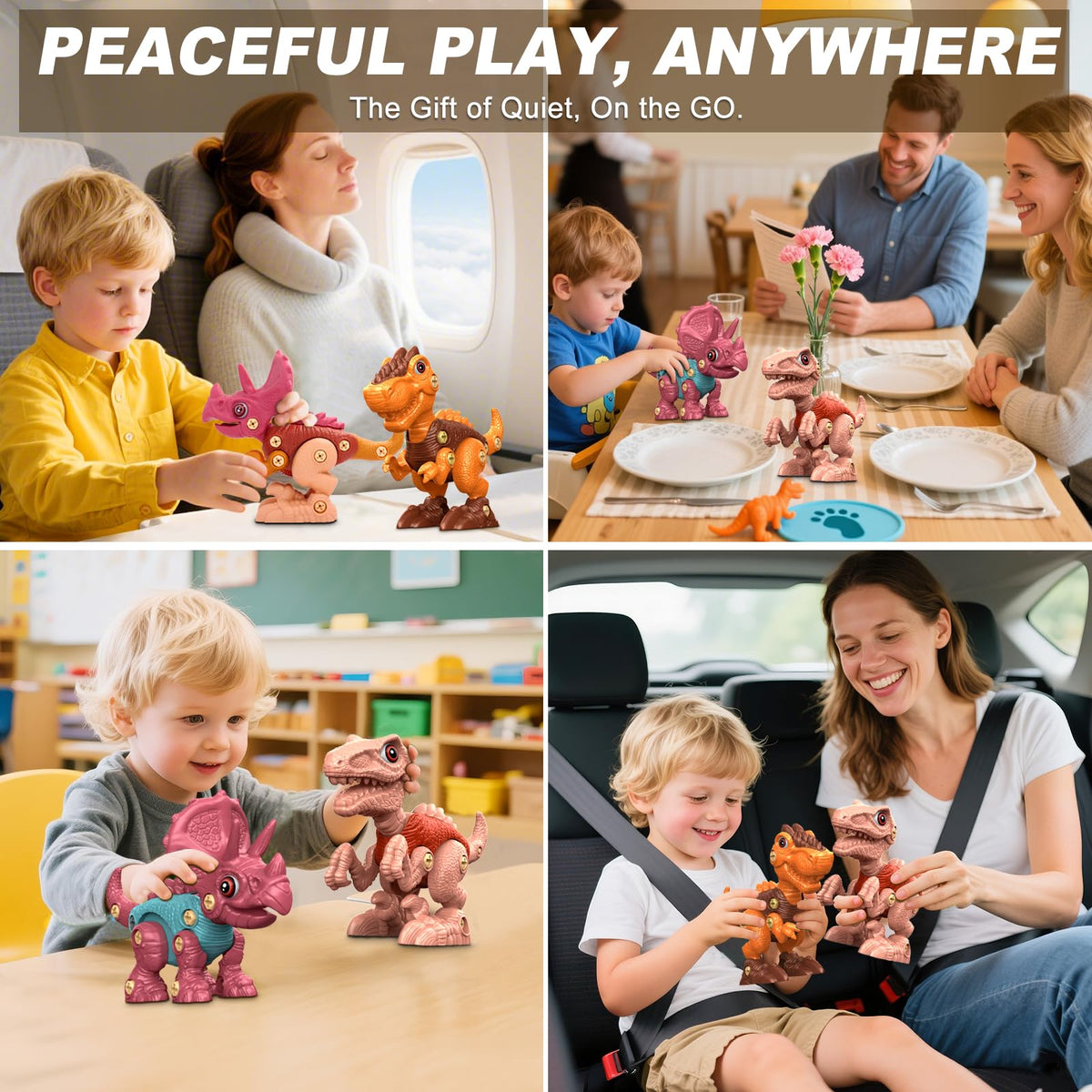Laradola electric drill demonstrates safe, low-speed assembly for kids.