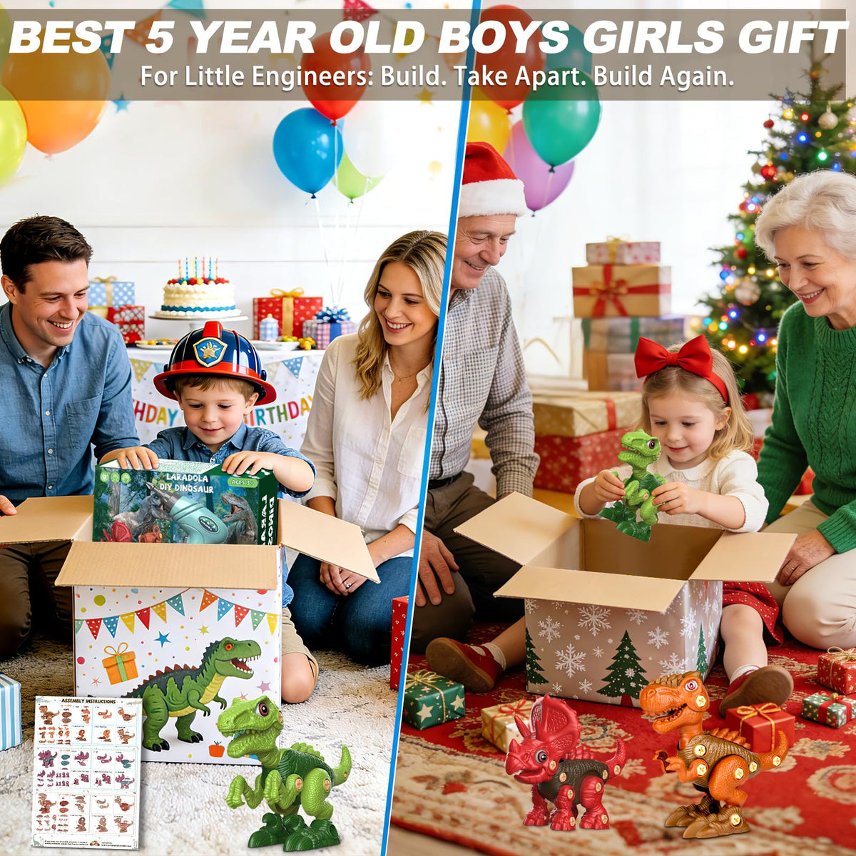 Laradola instruction guide photos help kids follow steps and build confidence.