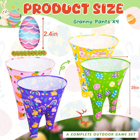 LaRandom Easter Egg Balls 2-4 inch high-bounce for easy tossing.