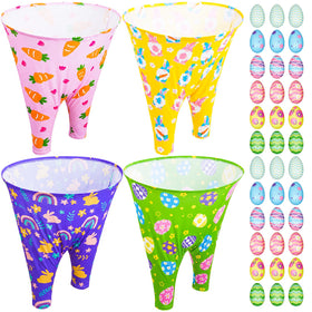 LaRandom Easter Granny Pants oversized pants for playful backyard games.