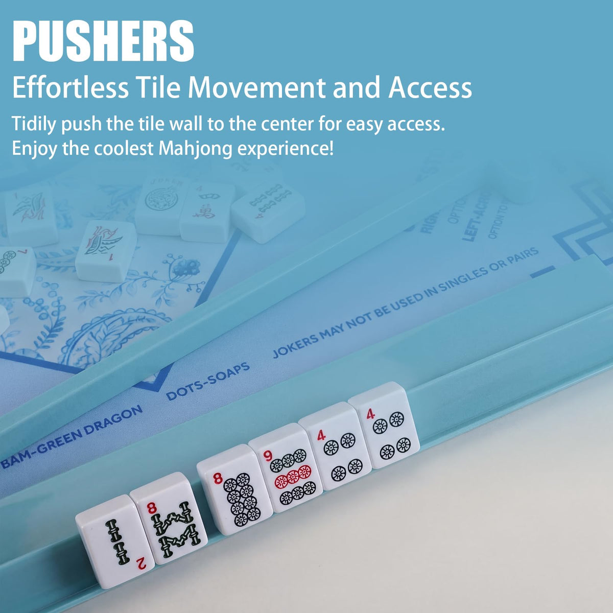 LaRandom integrated pusher design speeds up tile setup