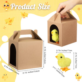 LaRandom kraft paper adoption box, sturdy packaging for small treats.