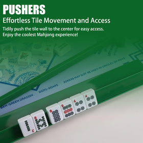 LaRandom racks designed to fit standard 1.2 inch American mahjong tiles.