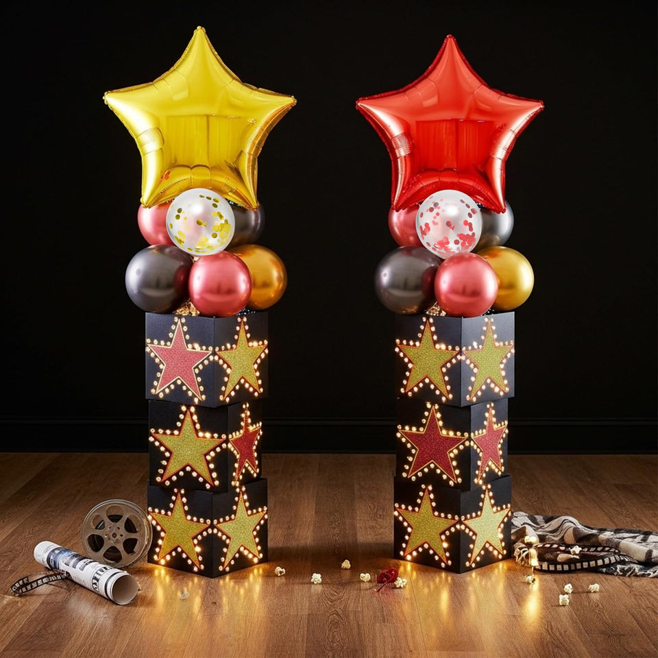 LaRandom 30-inch sequin balloon adds sparkle to movie night decor