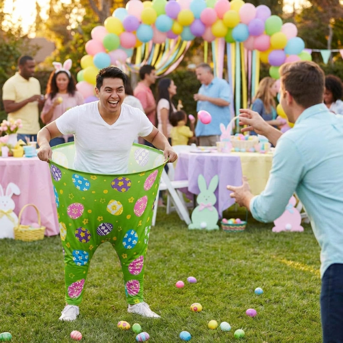 LaRandom Outdoor Toss Game ready for backyard parties and reunions.