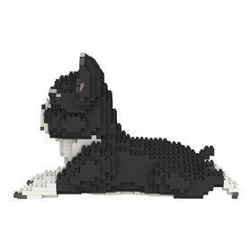 Display-ready mini dog build captures a charming tabletop scene.