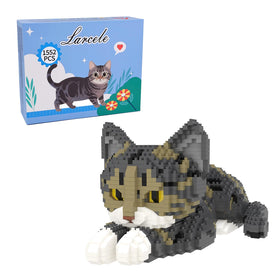 Larcele micro building blocks set box and parts for ages 12+