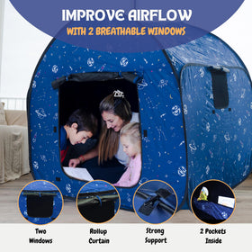 L'Arche sensory tent CPC-certified polyester for safe, durable use