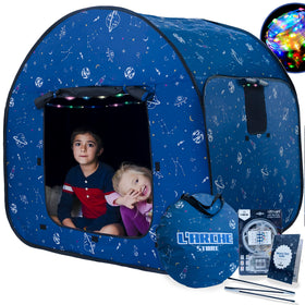 L'Arche sensory tent with LED lights creates a calming, immersive play space