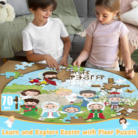 Larchio Christian lesson setup supports homeschool or Sunday school activities
