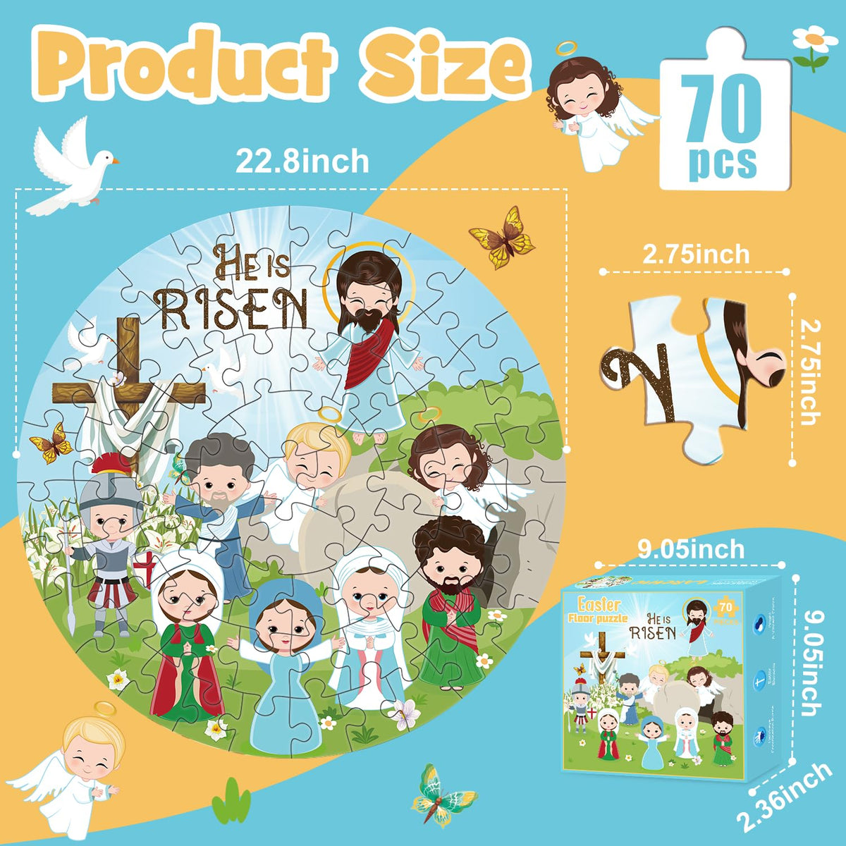 Larchio Easter poster full-size included for visual storytelling and discussion