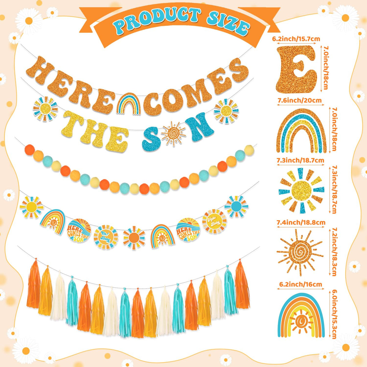 LARRAZABAL boho sun theme elements for a sunny party ambiance