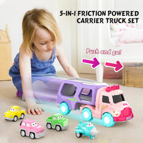 LASCOTON truck lights and sound button provides engaging sensory feedback.