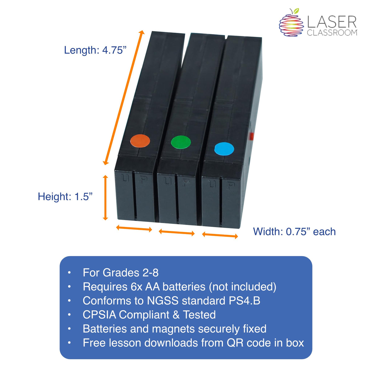 Light Blox lens and prism demo clarifies how light bends.