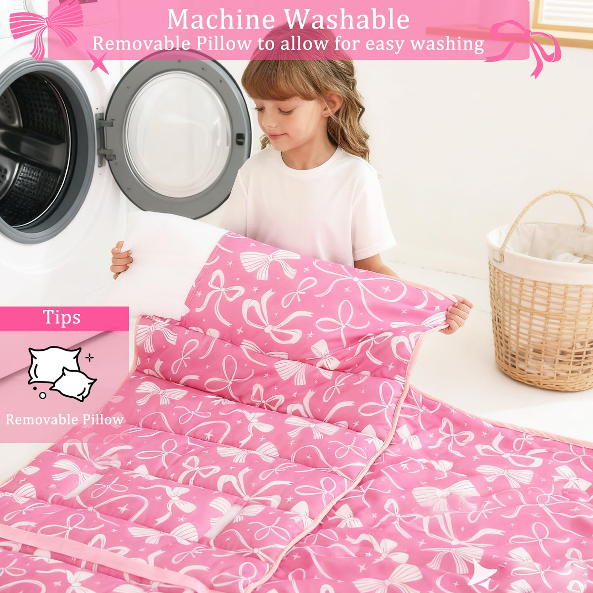 lasoftan nap mat size 50x30 inches suitable for ages 3+.