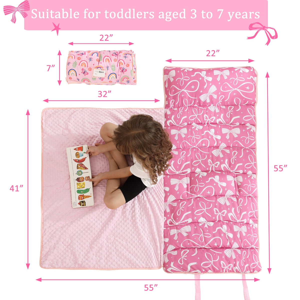 lasoftan removable pillow 20x10 inches for adjustable comfort.