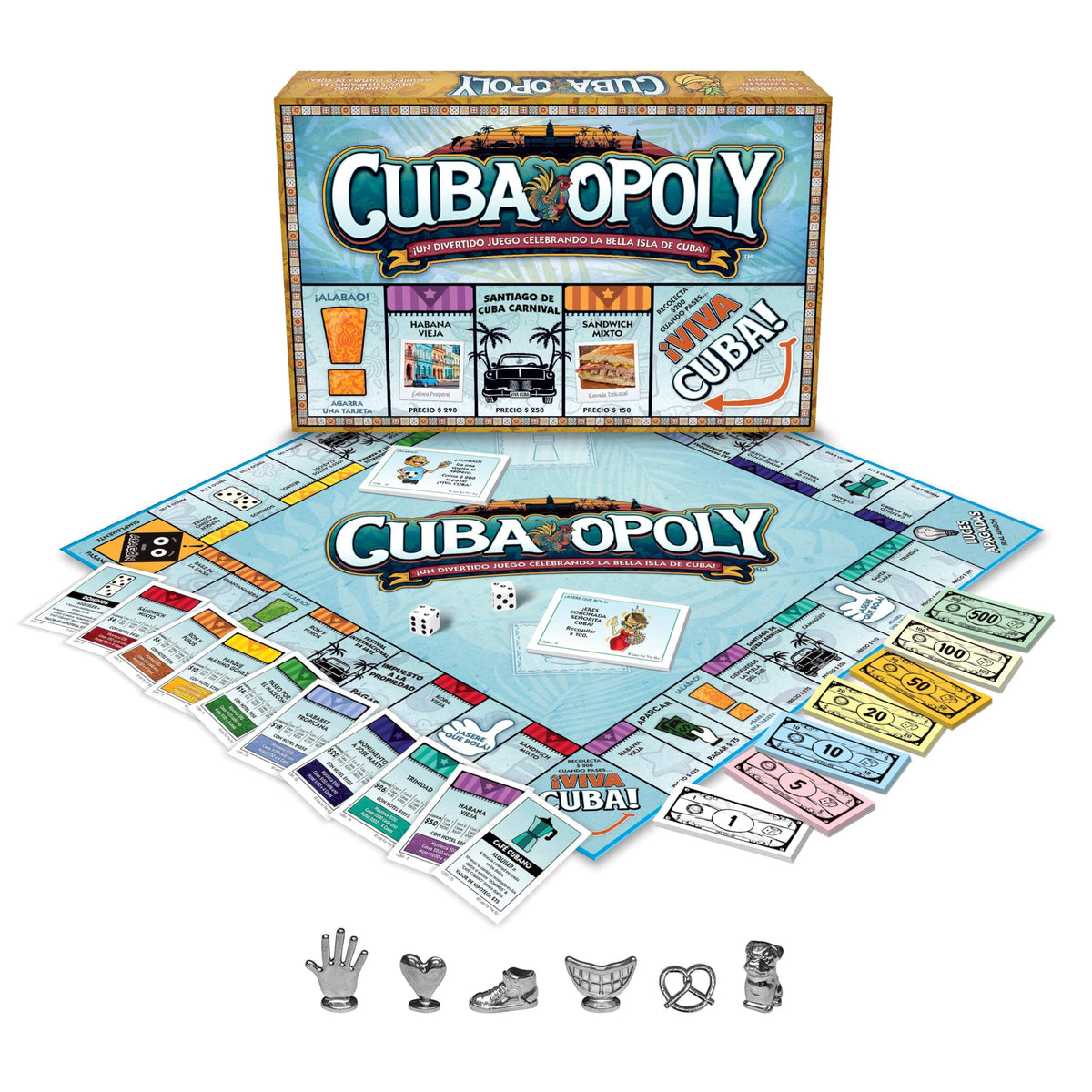 Late for the Sky Cuba-Opoly tokens poised for quick property trading