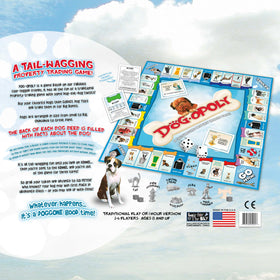 Late for the Sky Dog-Opoly family night visuals support inclusive gameplay.
