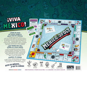Late for the Sky Mexico-Opoly dice and rulebook for quick setup and learning