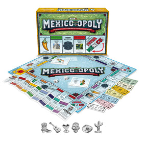 Late for the Sky Mexico-Opoly tokens for player identity and strategy