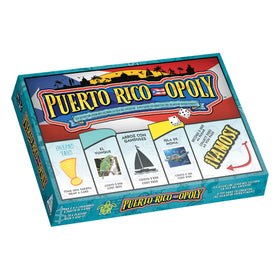 Late for the Sky Puerto Rico-OPOLY board featuring iconic landmarks for cultural learning