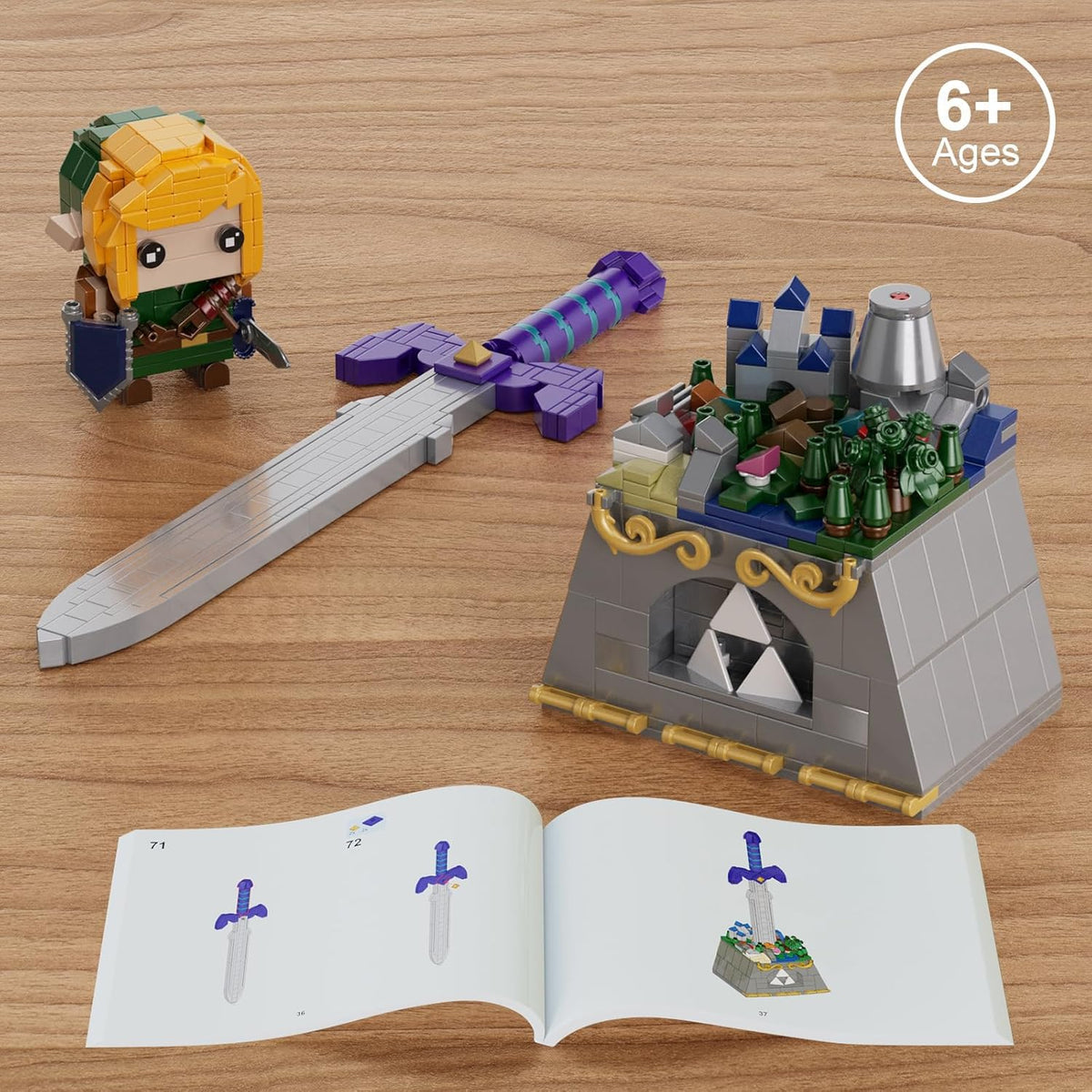 Latephiy 560-pcs building blocks designed for easy, safe assembly