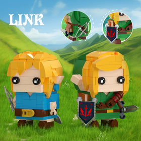 Latephiy BOTW Link Figures different periods highlight nostalgic buildable collectibles.