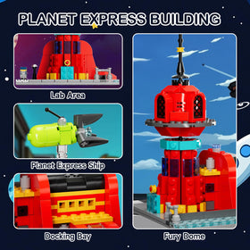 Latephiy Future Planet Express Headquarter desk display with collectible vibe