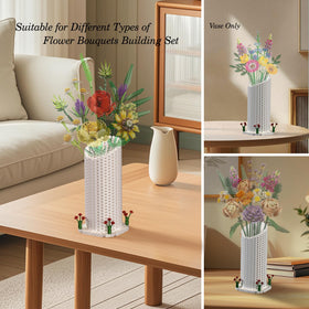 Latephiy vase curved mouth eases arranging stems and adds elegance