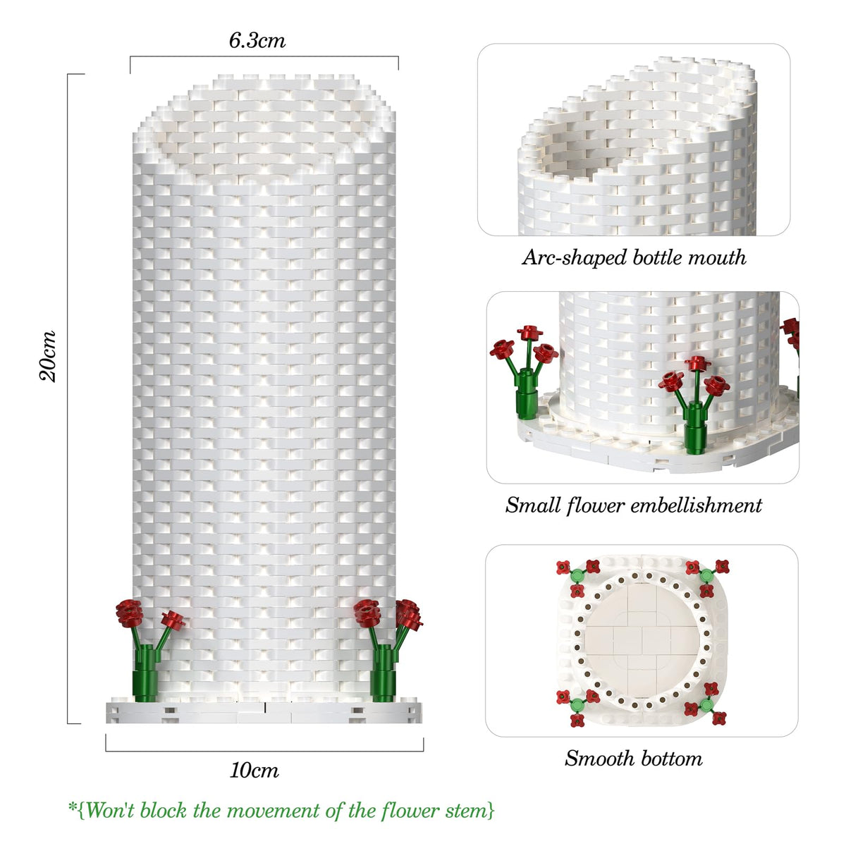 Latephiy vase weaving texture highlights three-dimensional look for modern decor