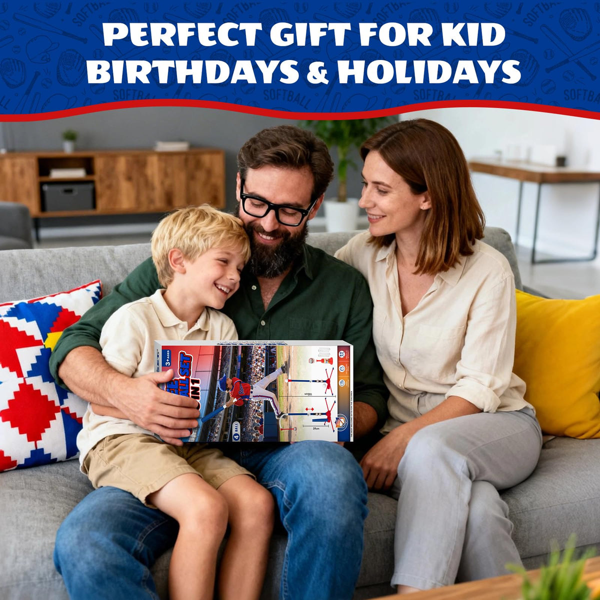 Latioi gift-ready T-Ball set for kids ages 3-8
