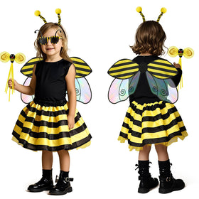 Latocos bee tutu skirt in yellow and black, comfortable for imaginative dress-up