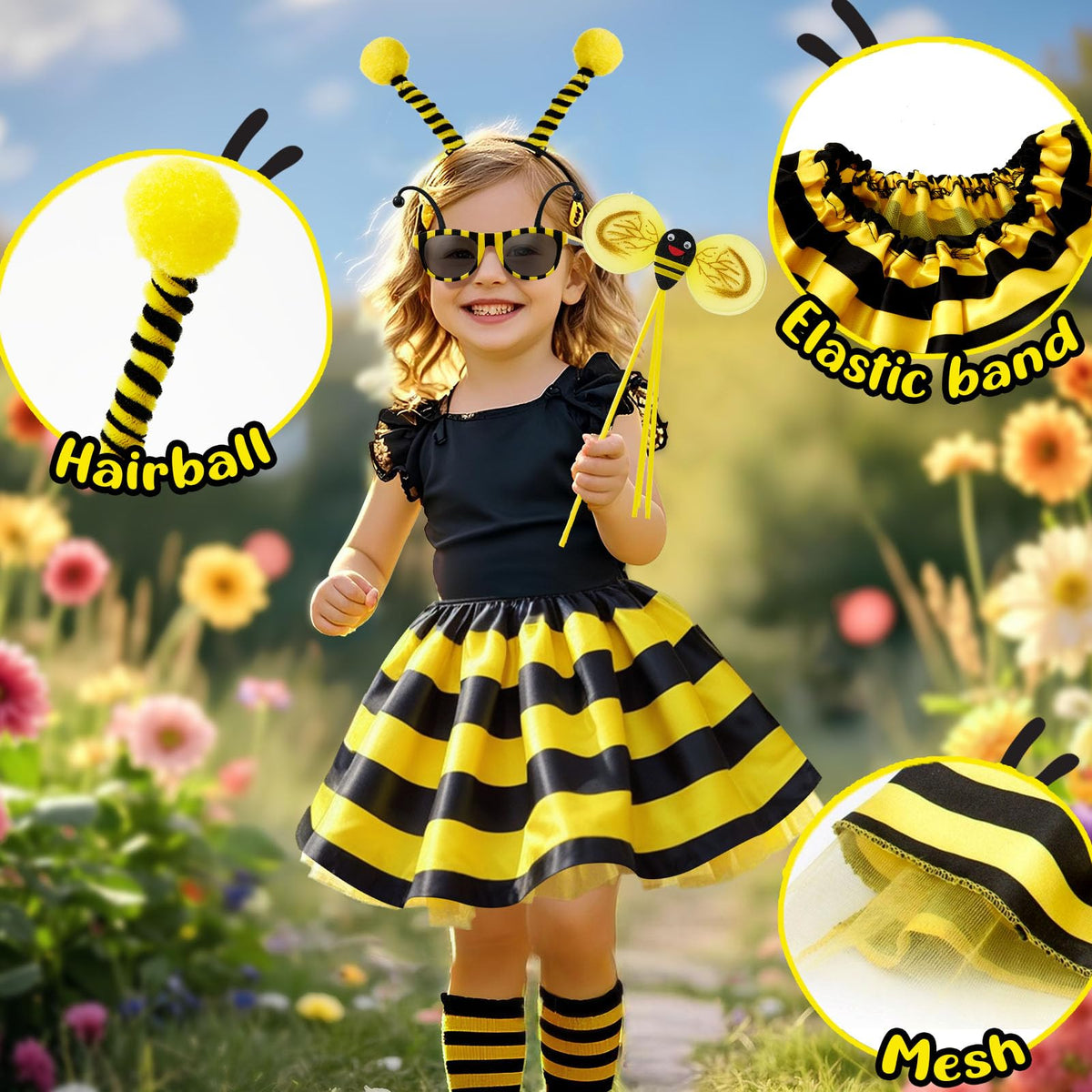 Latocos bee wand prop, perfect for roleplay and photo moments