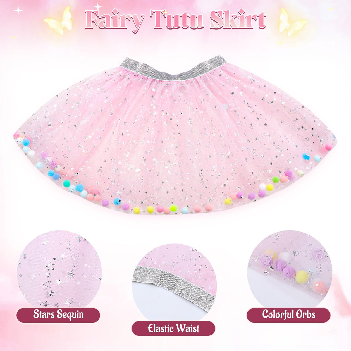 Latocos butterfly headband pink, completes a whimsical look