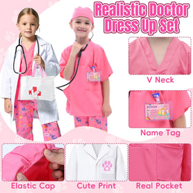 Latocos deluxe doctor bag stores accessories for organized pretend clinics