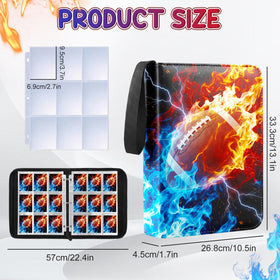 Gift-ready Lattlefnki football card binder suits kids and collectors alike