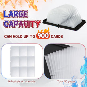 Fully compatible with standard-sized sports and gaming cards for versatile collections