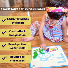 Lattooland shapes cards promote shape recognition with guided tracing.