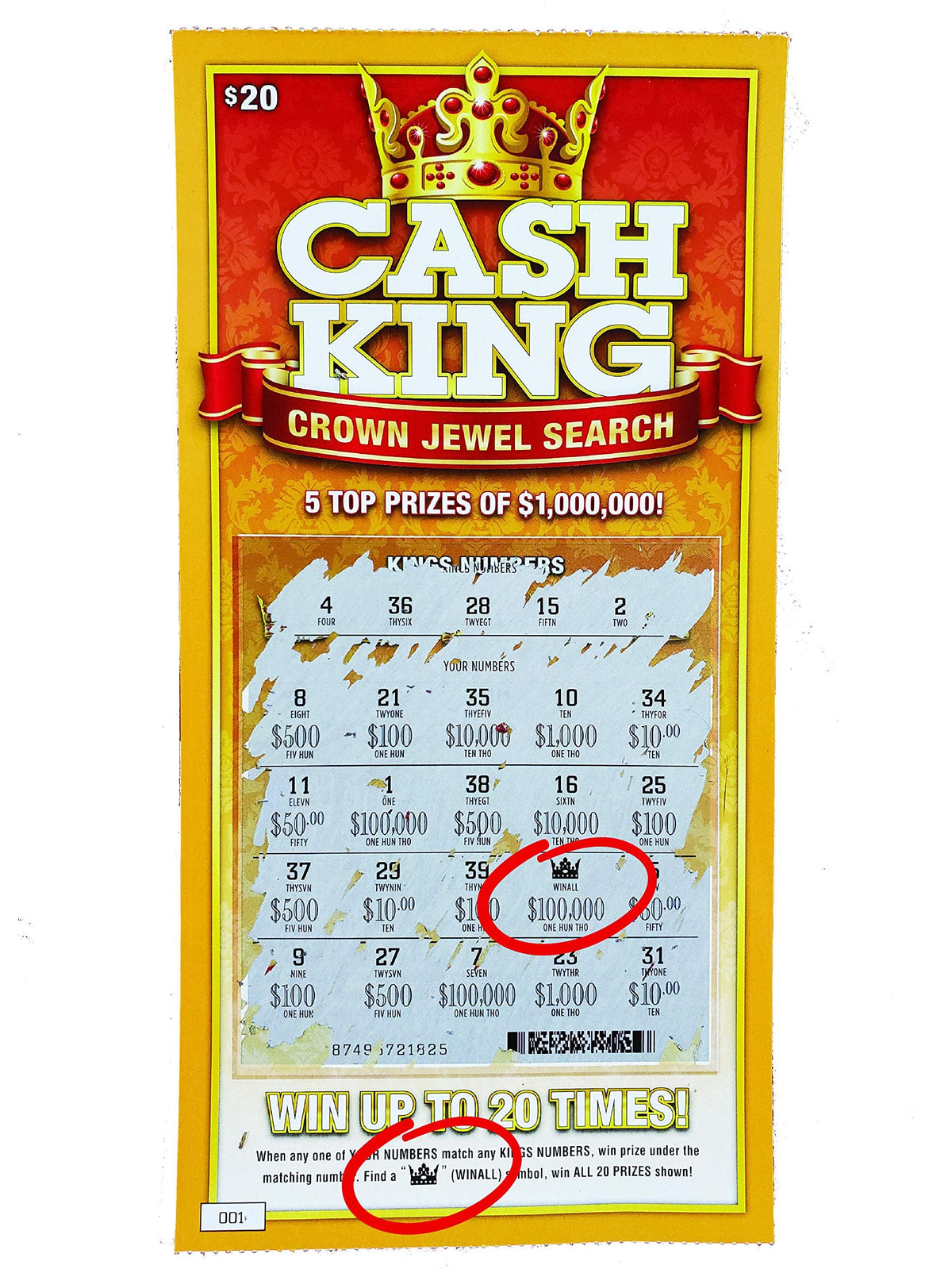 Laughing Smith Millionaire Jackpot ticket reveals a fake $1,000,000 to spark reactions.