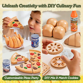 LAUGIGLE croissants and cookies add bakery flavor to pretend stories.