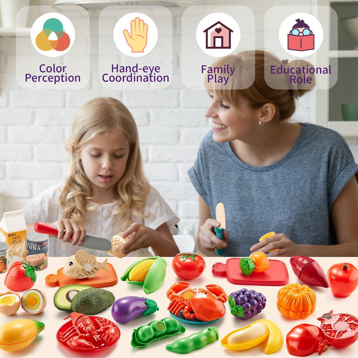 LAUGIGLE pretend-food fast-food set sparks imaginative meals and social play.