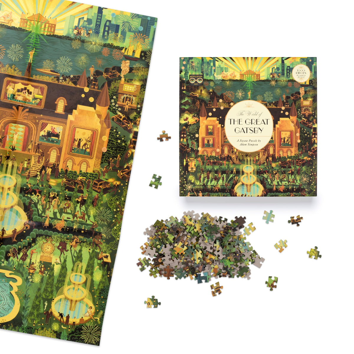 Laurence King 1000-piece jigsaw Gatsby offers a collectible yet approachable challenge.