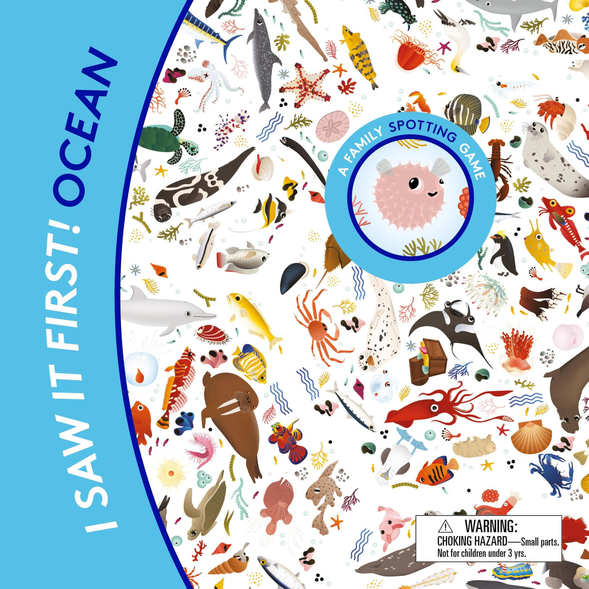 Laurence King I Saw It First Ocean box front, inviting family play and quick setup