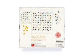 Laurence King Ocean Bingo emperor penguin card for engaging family learning.