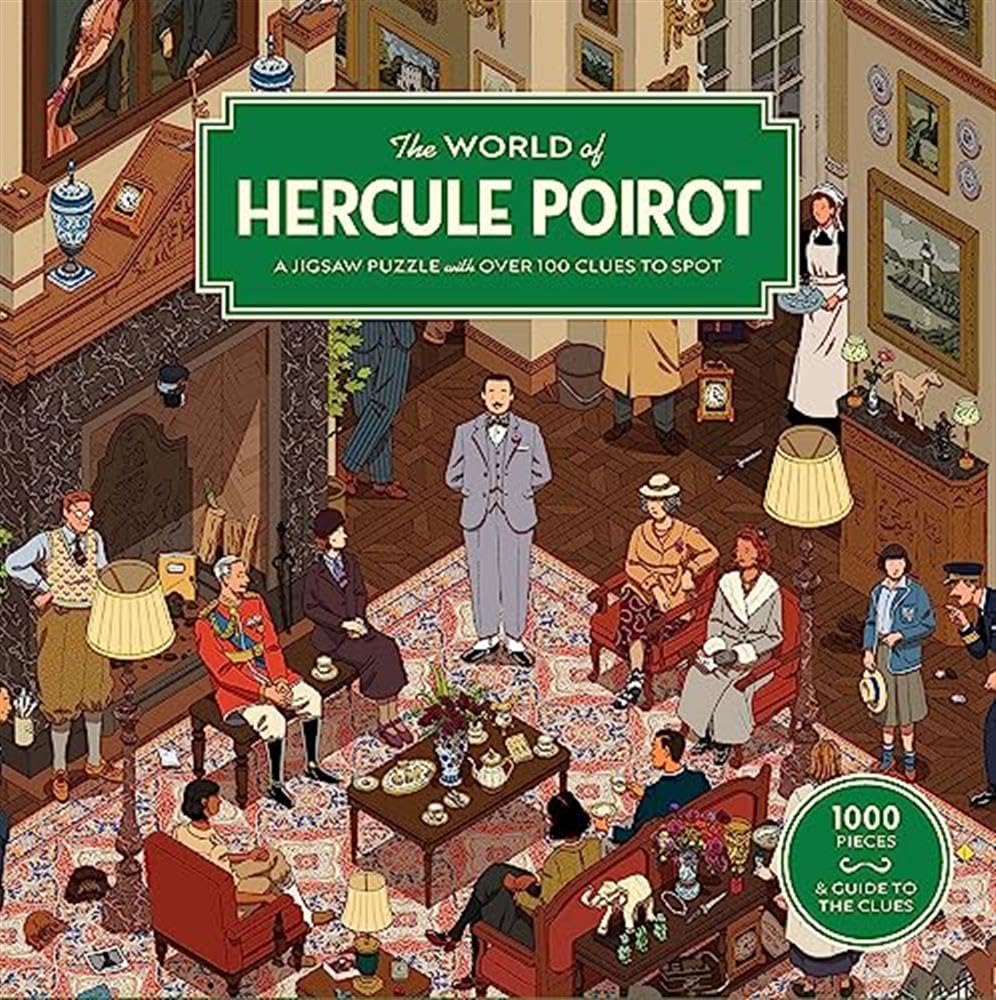 Laurence King World of Hercule Poirot 1000-piece puzzle reveals intricate clues for fans